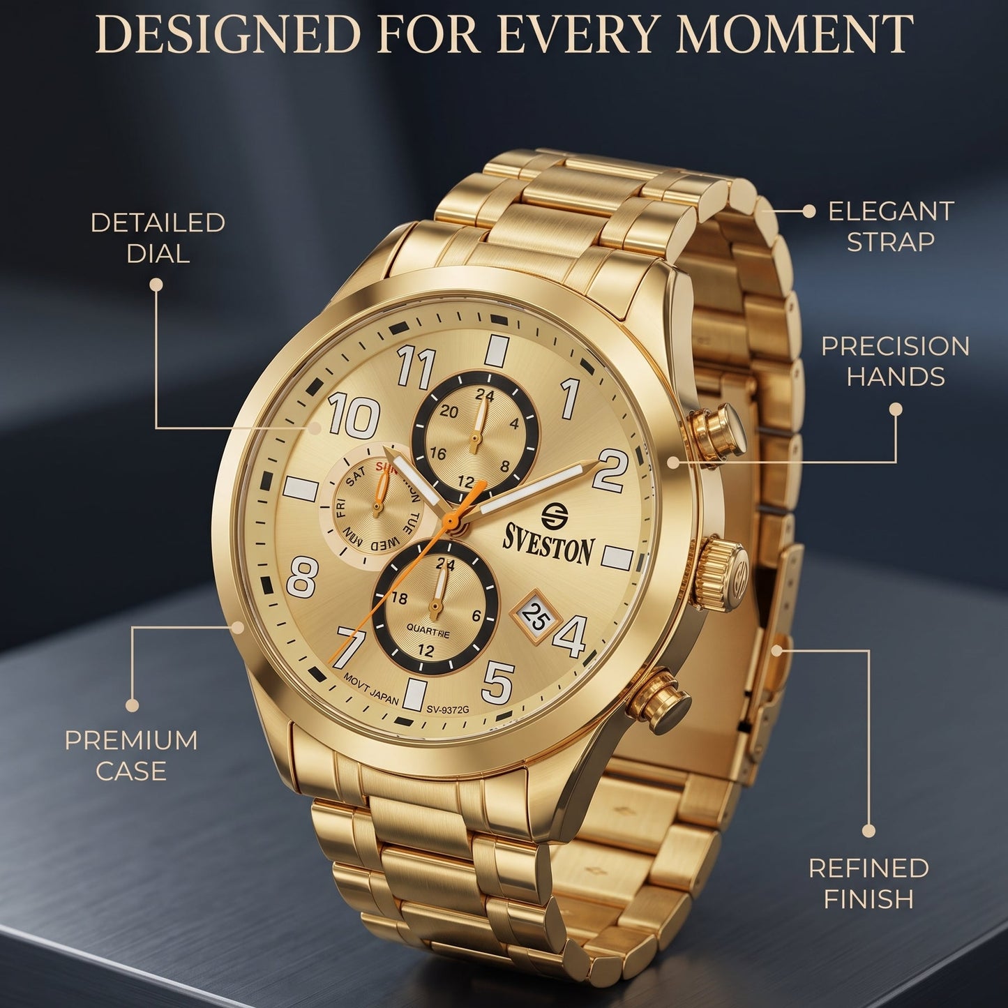 SVESTON® SV-9372 Signature Watch – Where Style Meets Precision