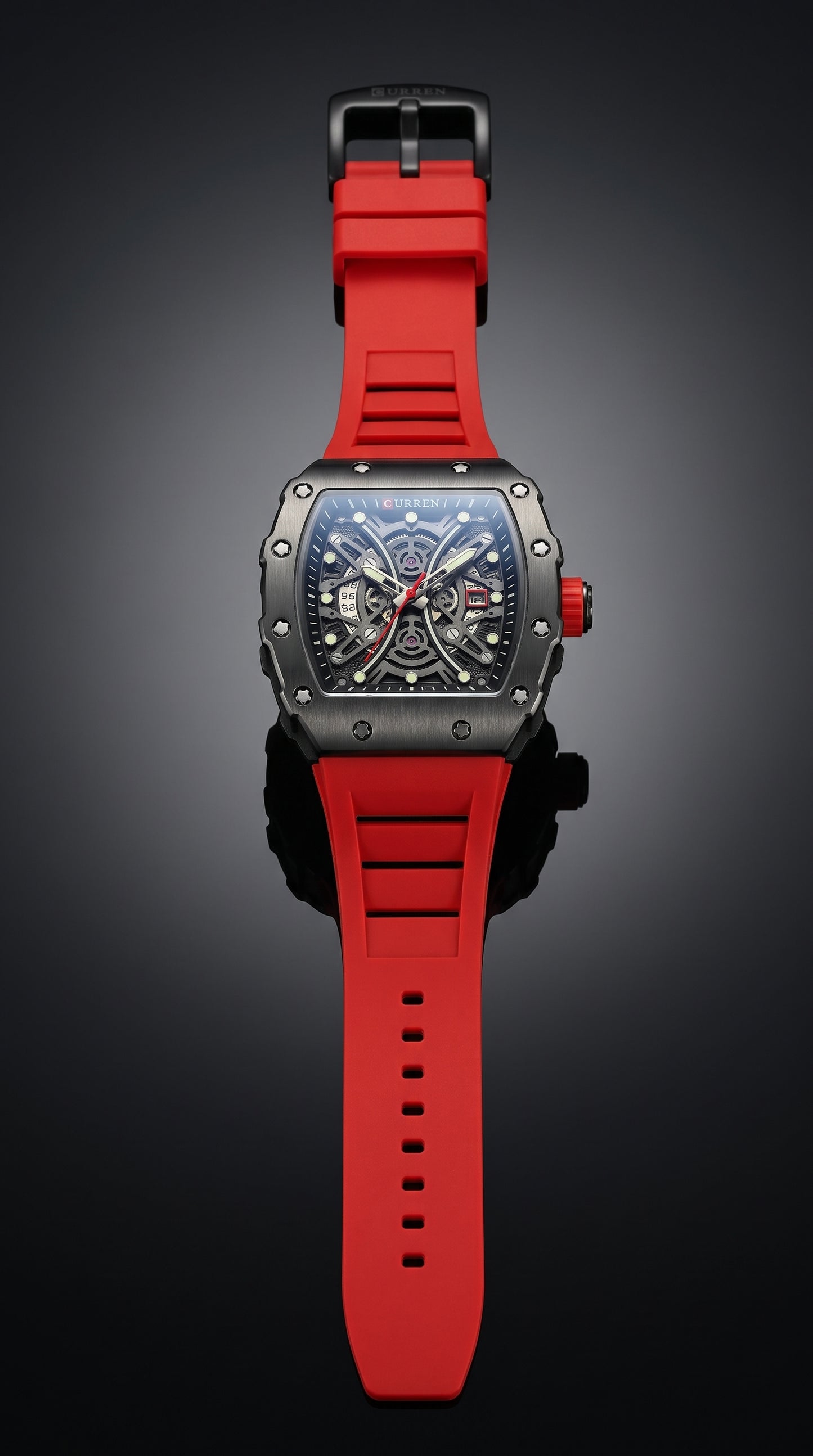 CURREN 8438 Men's Sport Watch – Luminous Dial, Quartz Movement & 3ATM Water Resistance